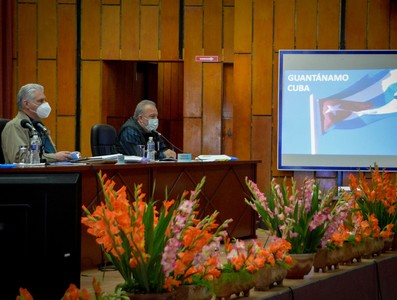Encuentro con dirigentes provinciales y municipales - Guantánamo