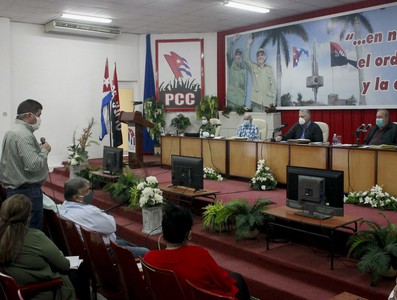 Encuentro con dirigentes provinciales y municipales - Villa Clara