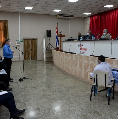 Encuentro con dirigentes provinciales y municipales - Artemisa