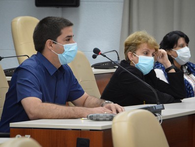 Reunión de trabajo de BIOCUBAFARMA - Febrero 11, 2021 - Palacio de la Revolución