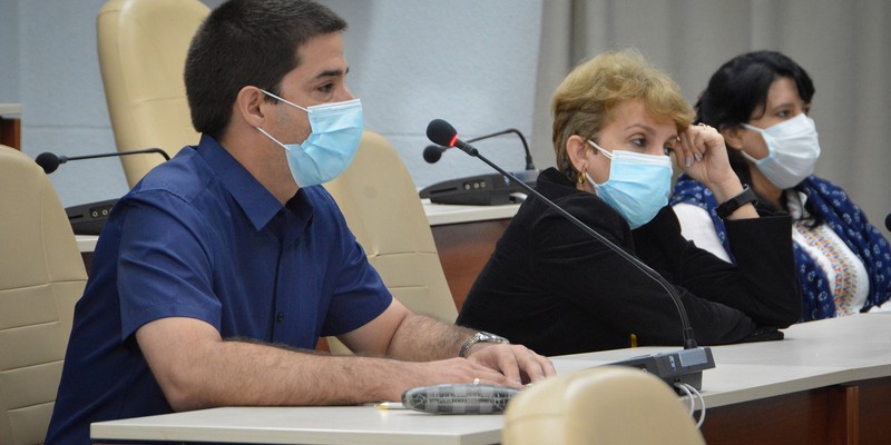 Reunión de trabajo de BIOCUBAFARMA - Febrero 11, 2021 - Palacio de la Revolución