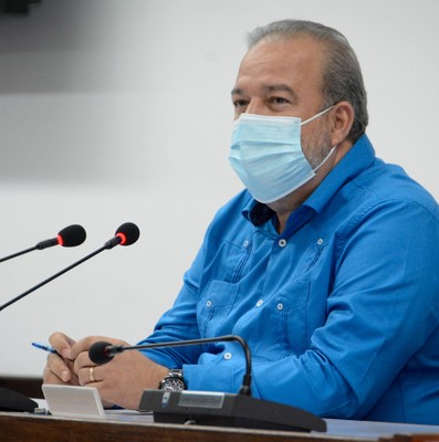 Reunión de Trabajo del Ministerio de Economía y Planificación   -  Marzo 2, 2021 - Palacio de la Revolución - Fotos: Estudios Revolución