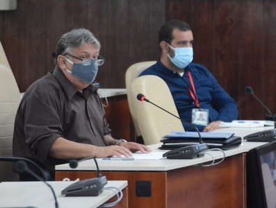 Reunión de Trabajo del Ministerio de Finanzas y Precios (MFP), en el Palacio de la Revolución.  19 de marzo 2021   -   Fotos: Estudios Revolución