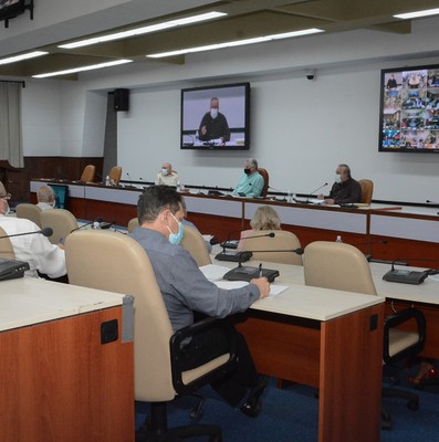 Reunión de Trabajo del Ministerio de Salud Pública - Palacio de la Revolución