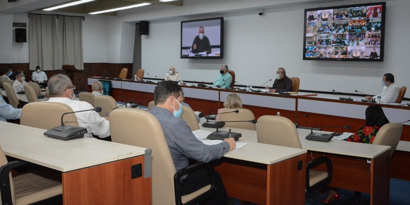 Reunión de Trabajo del Ministerio de Salud Pública - Palacio de la Revolución