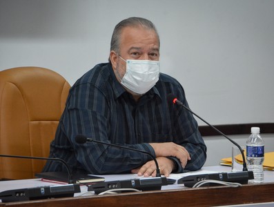 Reunión de trabajo de BIOCUBAFARMA - Febrero 11, 2021 - Palacio de la Revolución