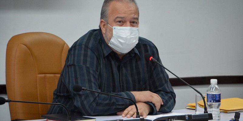 Reunión de trabajo de BIOCUBAFARMA - Febrero 11, 2021 - Palacio de la Revolución
