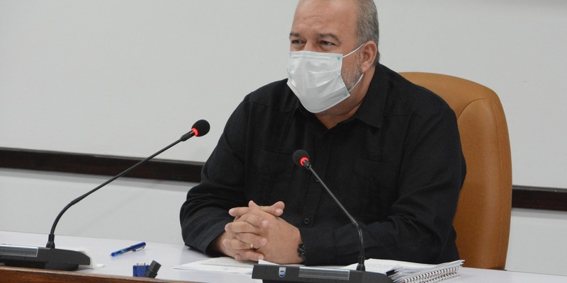 Reunión de Trabajo del Ministerio de Justicia (MINJUS), en el Palacio de la Revolución.   12 de marzo 2021   -   Fotos: Estudios Revolución