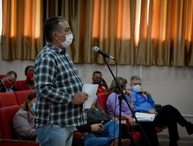 Encuentro con dirigentes provinciales y municipales - Artemisa