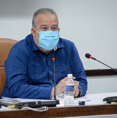 Reunión de Trabajo del Ministerio de Finanzas y Precios (MFP), en el Palacio de la Revolución.  19 de marzo 2021   -   Fotos: Estudios Revolución