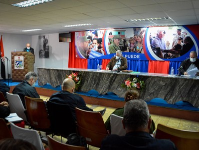 Encuentro con dirigentes provinciales y municipales - Isla de la Juventud