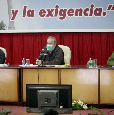 Encuentro con dirigentes provinciales y municipales - Villa Clara