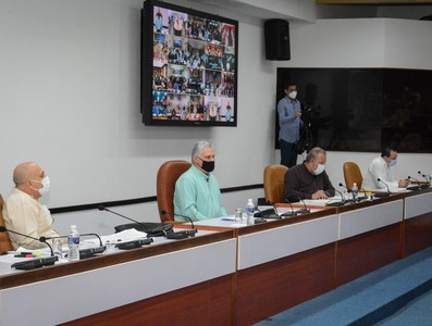 Reunión de Trabajo del Ministerio de Salud Pública - Palacio de la Revolución