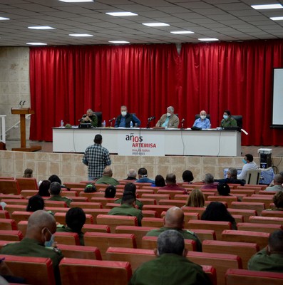 Encuentro con dirigentes provinciales y municipales - Artemisa
