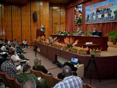 Encuentro con dirigentes provinciales y municipales - Guantánamo