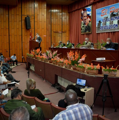 Encuentro con dirigentes provinciales y municipales - Guantánamo