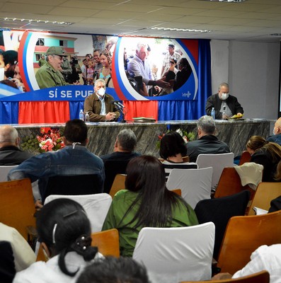 Encuentro con dirigentes provinciales y municipales - Isla de la Juventud