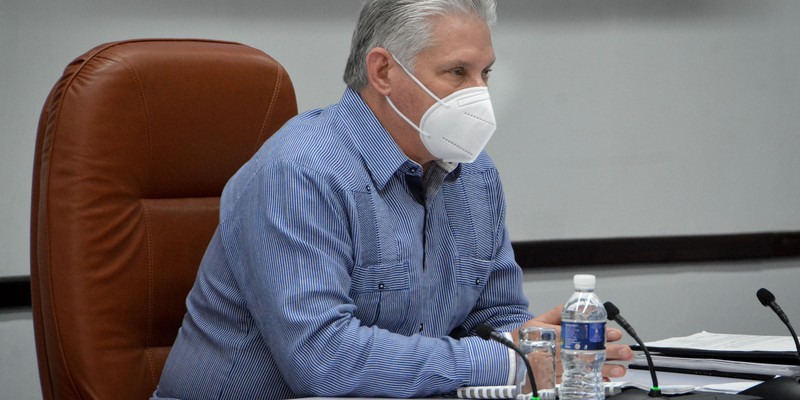 Reunión de trabajo de BIOCUBAFARMA - Febrero 11, 2021 - Palacio de la Revolución
