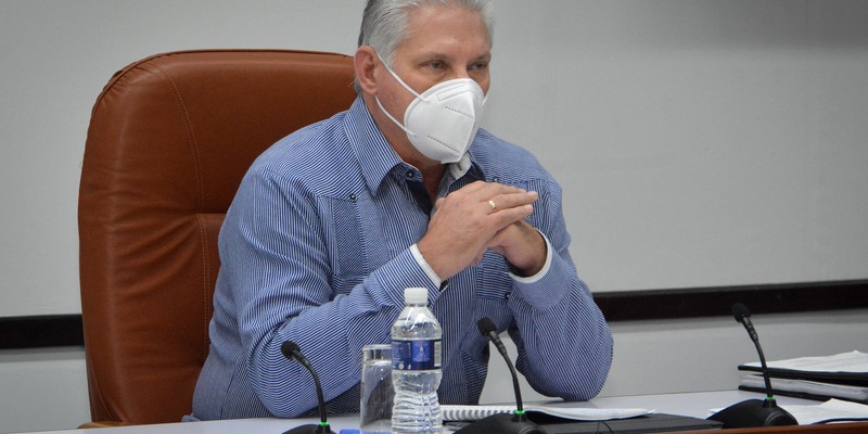 Reunión de trabajo de BIOCUBAFARMA - Febrero 11, 2021 - Palacio de la Revolución