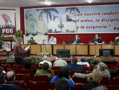 Encuentro con dirigentes provinciales y municipales - Villa Clara
