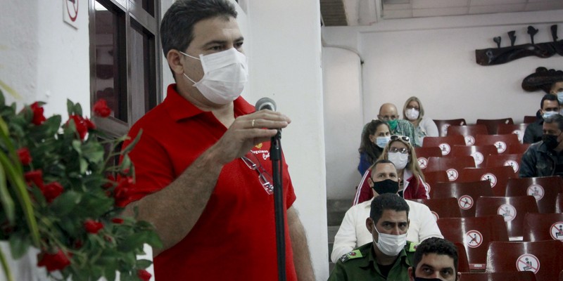 Encuentro con dirigentes provinciales y municipales - Villa Clara