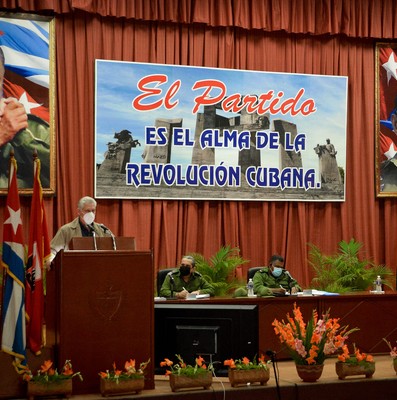 Encuentro con dirigentes provinciales y municipales - Guantánamo