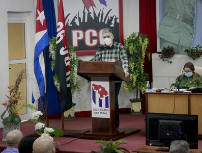 Encuentro con dirigentes provinciales y municipales - Villa Clara
