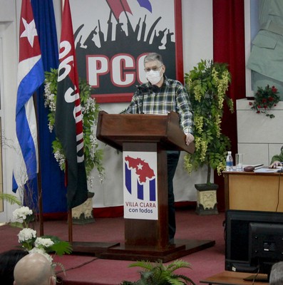 Encuentro con dirigentes provinciales y municipales - Villa Clara