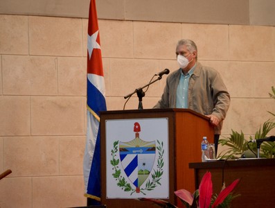 Encuentro con dirigentes provinciales y municipales - Pinar del Río
