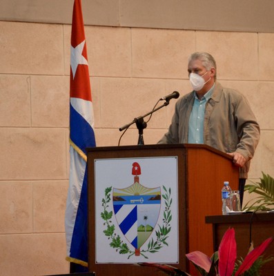 Encuentro con dirigentes provinciales y municipales - Pinar del Río