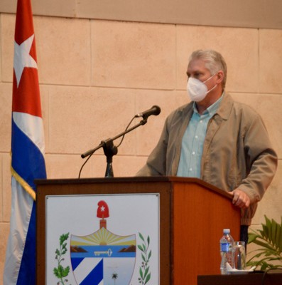 Encuentro con dirigentes provinciales y municipales - Pinar del Río
