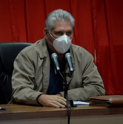 Encuentro con dirigentes provinciales y municipales - Santiago de Cuba