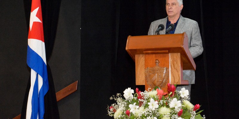 Acto oficial por el aniversario 60 de Palabras a los intelectuales efectuado en La Biblioteca Nacional el 28 de junio de 2021