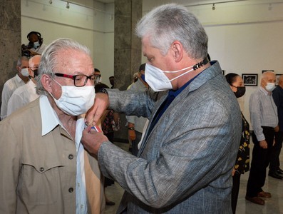 Acto oficial por el aniversario 60 de Palabras a los intelectuales efectuado en La Biblioteca Nacional el 28 de junio de 2021