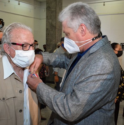 Acto oficial por el aniversario 60 de Palabras a los intelectuales efectuado en La Biblioteca Nacional el 28 de junio de 2021