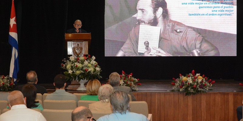 Acto oficial por el aniversario 60 de Palabras a los intelectuales efectuado en La Biblioteca Nacional el 28 de junio de 2021