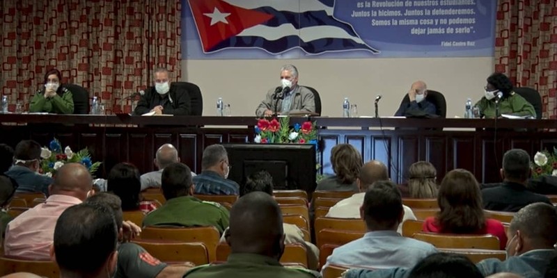 Encuentro con dirigentes provinciales y municipales - Mayabeque