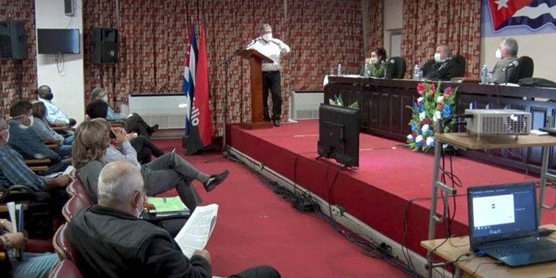 Encuentro con dirigentes provinciales y municipales - Mayabeque