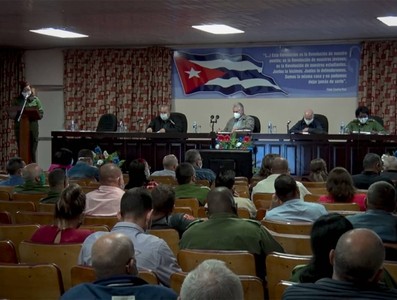 Encuentro con dirigentes provinciales y municipales - Mayabeque