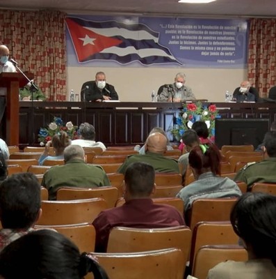 Encuentro con dirigentes provinciales y municipales - Mayabeque