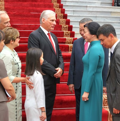 Presidente Díaz-Canel en Vietnam
