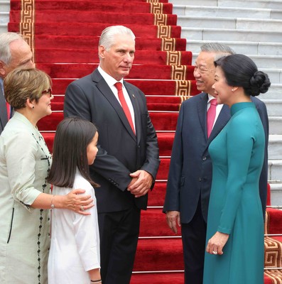 Presidente Díaz-Canel en Vietnam