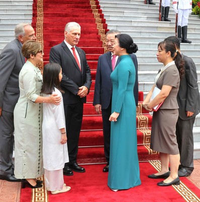 Presidente Díaz-Canel en Vietnam