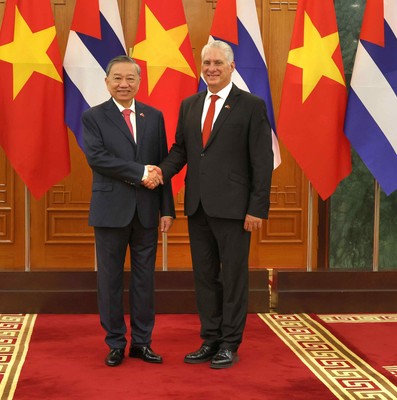 Presidente Díaz-Canel en Vietnam