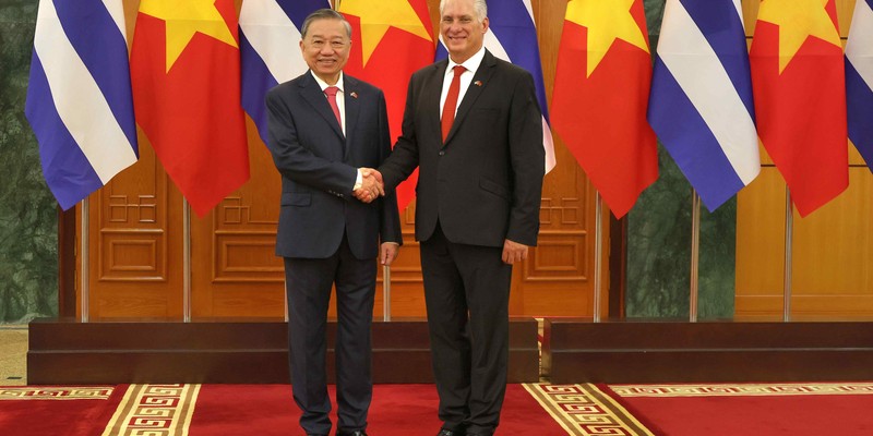 Presidente Díaz-Canel en Vietnam