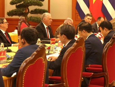 Presidente Díaz-Canel en Vietnam