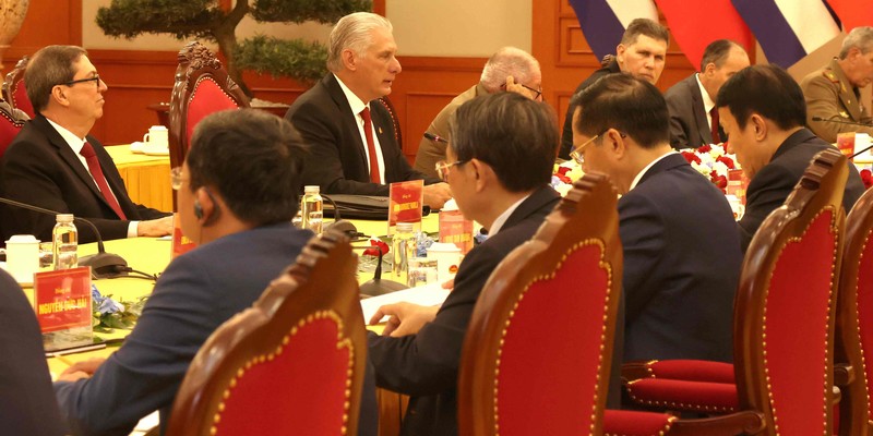 Presidente Díaz-Canel en Vietnam
