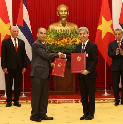Presidente Díaz-Canel en Vietnam
