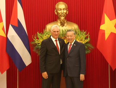 Presidente Díaz-Canel en Vietnam