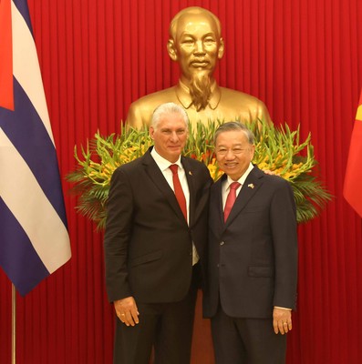Presidente Díaz-Canel en Vietnam